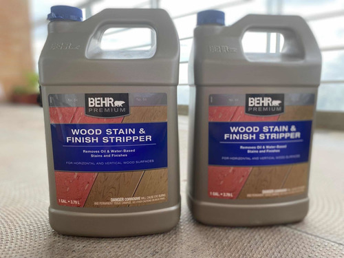 Behr Premium Wood Stain And Finish Stripper (removedor Behr)