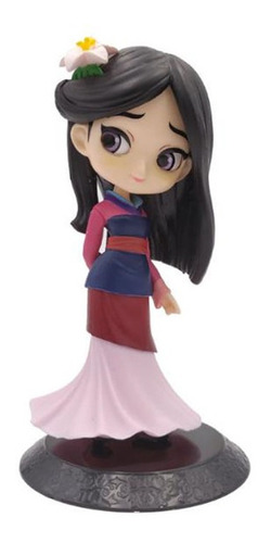 Disney Q Posket Anime Princesa Aurora Mulan Jasmine Fi 14cm