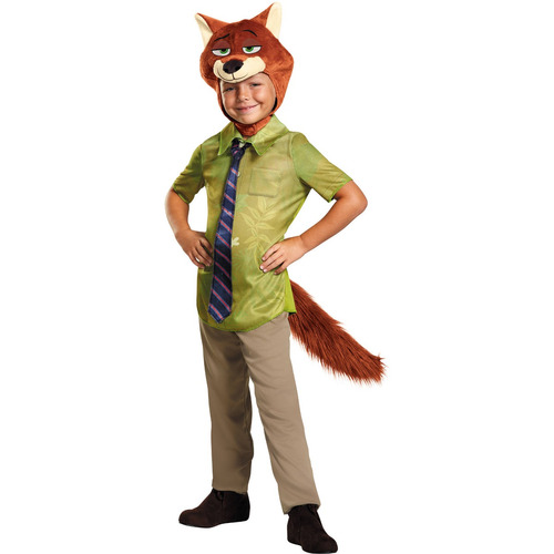 Disfraz Para Niño Nick Wilde Zootopia Talla 3t-4t Halloween