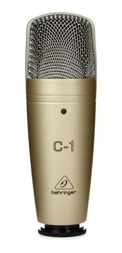 Imagem 1 de 1 de Microfone Behringer C-1 condensador  cardióide dourado