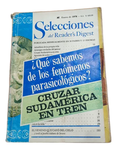 comprar Revista Selecciones Del Reader's Digest 1978 N°88