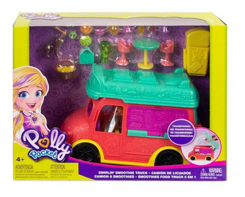 Polly Pocket Camión De Licuados Food Truck Envío Gratis