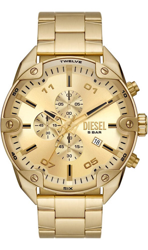 Reloj Pulsera  Diesel Dz4608 Del Dial Dorado