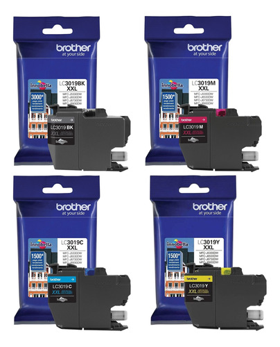 Kit De 4 Colores Tinta  Brother Lc-3019
