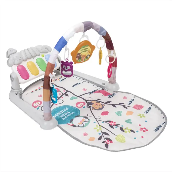 Tapete Bruços Para Bebê Desenvolvimento Sentidos Tummy Time