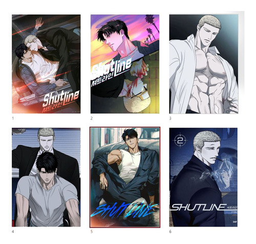 Pack 10 Posters Shutline Manhwa A4