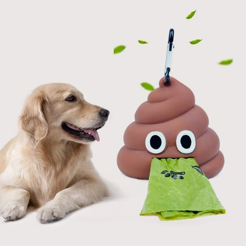 Dispensador Capsula Porta Bolsas Perro Mascotas - Emoji