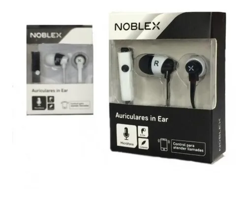 Auriculares In Ear Noblex Hpi04 C Micr fono 1.2mts