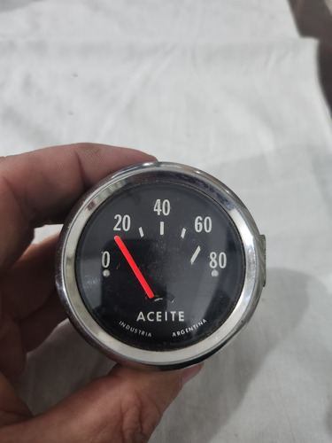 Reloj Presion Aceite Antiguo 57mm 80 Libras