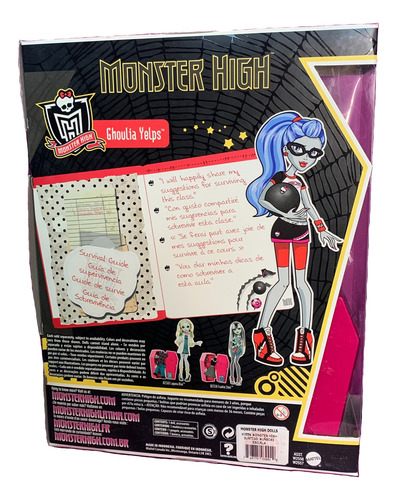Muñeca Ghoulia Yelps Monster High Classroom Playset