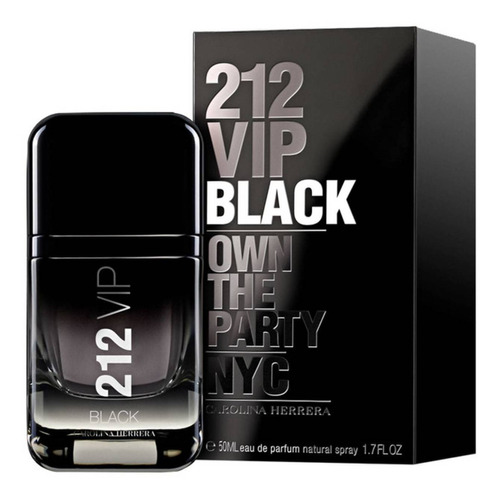 Carolina Herrera 212 Vip Black Edp 50 ml Para  Hombre