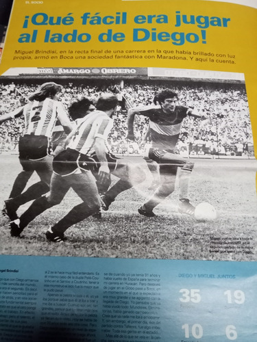 Revista Azul Y Oro Puro De Olé, Todo Diego En Boca Juniors. (Usado)