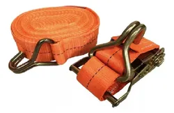 Comprar Kit Catraca Cinta Amarração 1,5 T 9 Metros Carga Cor Laranja no Mercado Livre