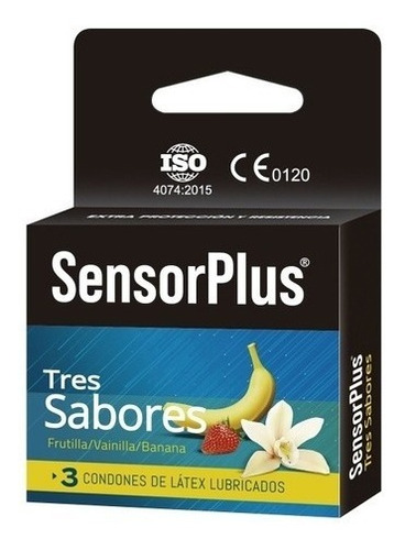 Pack 5 Cajas De Preservativos Con Sabor Sensor Plus. (15 U.)