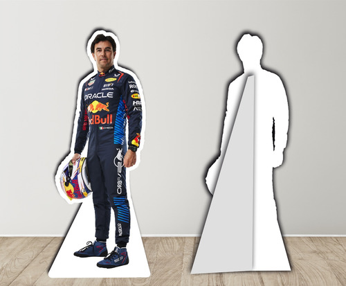Figura Coroplast Checo Perez Tamaño Real Redbull F1 2024
