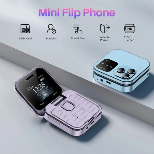 P Gk Teléfonos Celulares Plegables Pequeños I16pro Pulgad