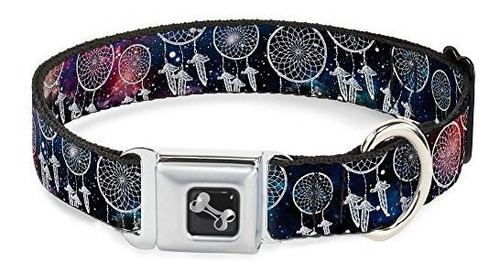 Collar De Perros Seatbelt Buckle Dream Catcher Galaxy 6856t