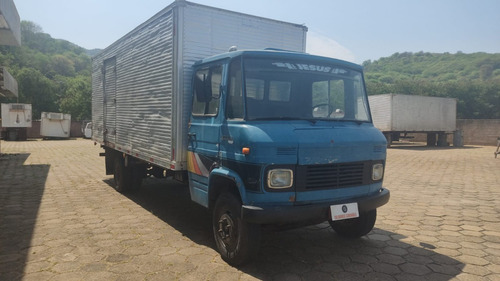 Mercedes Benz, Mb L 608, Ano 1980, Com Bau, Azul