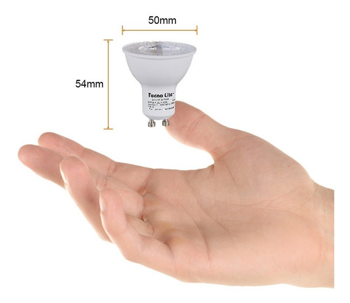 Imagen 2 de 5 de Foco Led, 3.5 W, Luz Suave Cálida, Base Gu10