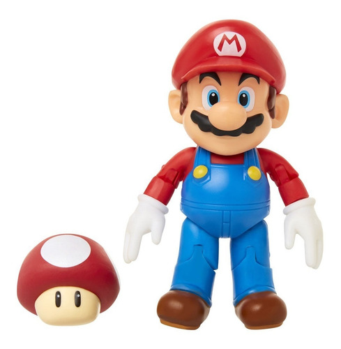 Super Mario Red Mushrom 10cm Wave 19 Nintendo Jakks