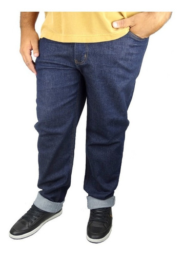 Imagem 1 de 3 de Calça Jeans Masculina C Lycra Modelos Top Até O Plus Size