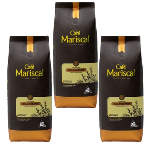 Café Mariscal Molido 3x 500g Excelso Tipo Exportación