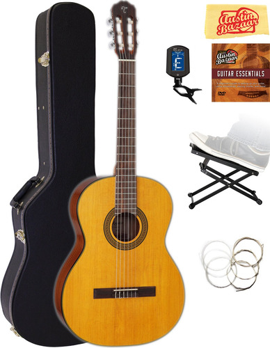 Takamine Guitarra Clásica Gc3 - Paquete De Brillo Natural .