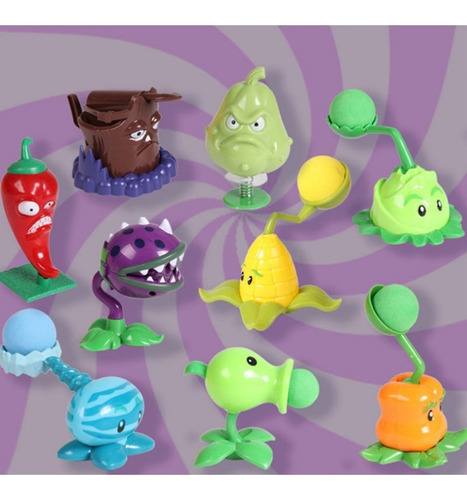 Imagen 2 de 5 de Juego Plantas Vs Zombies Planta Morada Juegos Infantil