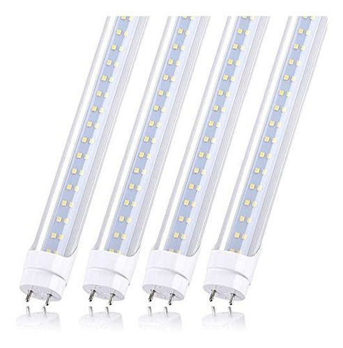 Tubo Led T8 4ft 5000k G13 28w 2 Filas Blanco Día (bypass