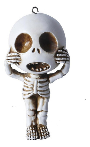 Boo Esqueleto Cráneo Estatua Estatuilla Novedad Coche