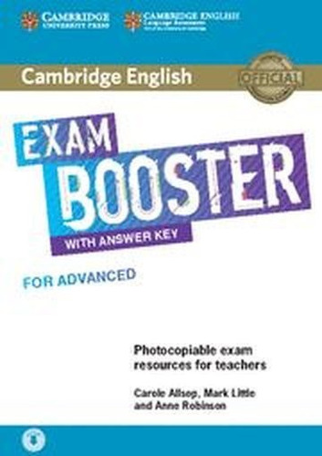 Libro Cambridge English Exam Booster Advanced With Answer Ke