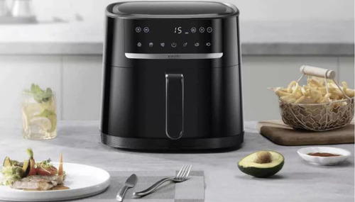 Freidora S/aceite Xiaomi Air Fryer 6 Litr Último Lanzamiento Color Negro