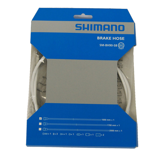 Manguera De Freno Hidraulico Shimano Sm-bh90-sb White 1000mm