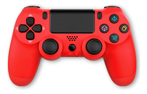 Gamepad Inalambrico Tecnolab Multiplataformas Bluetooth Rojo