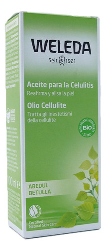 Aceite De Abedul Para La Celulitis 100 Ml Weleda