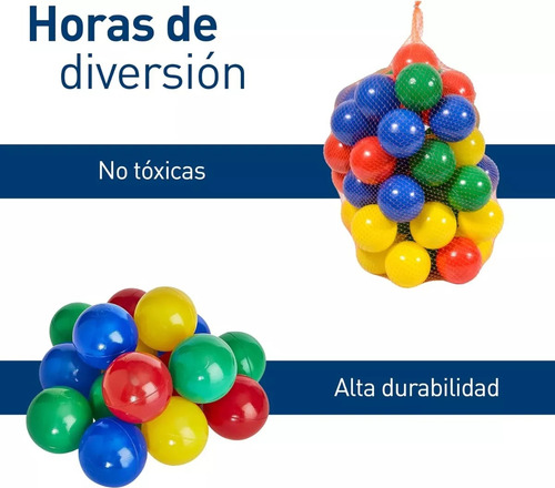 100 Pelotas Para Alberca O Pelotas De Plástico