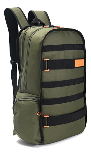 Mochila Urbana Wanderlust Limitless Trekking 47 X 30 X 17cm Color Verde Musgo Diseño De La Tela Liso