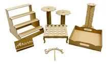 Comprar 2123 Bar Mdf Mesa De Postres Dulces Mobiliario Fiesta 8 Pz