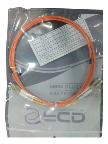 Cable De Conexión De Fibra Lc Lc Om1 2m | 1gb Dúplex 62.5/
