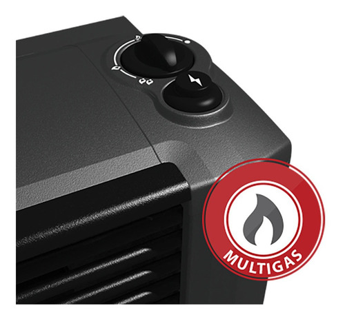 Imagen 4 de 7 de Calefactor Coppens 2500 Tb S Izquierda Peltre Acero Multigas