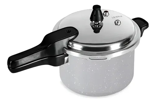 Panela De Pressão Indução Antiaderente Brinox 4,2 Super Gris Cor Cinza