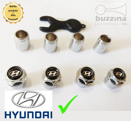 Imagem 3 de 4 de Capa Pino Bico Para Valvula Hyundai Preto Hb20 Hb 20 S I30
