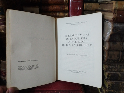 Rafael Montejano El Real De Minas 1975 (Usado)
