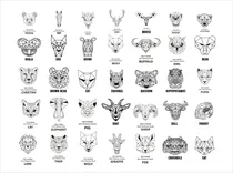 Comprar Archivos Router Corte Laser Cdr Dxf 35 Diseños De Animales