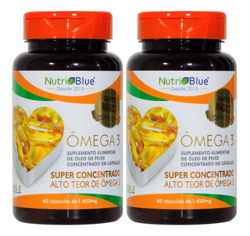 2 Ômega3 Nutriblue Super Concentrado - Dr Lair Ribeiro