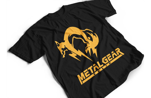 Camiseta Algodón Adulto De Videojuego Metal Gear Solid Mgs