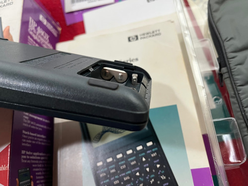 Calculadora Gráfica Hp 48gx Impecável Na Caixa Cinza (Usado)