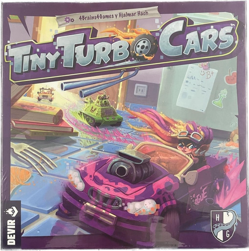 Tiny Turbo Cars Español Juego De Mesa Devir