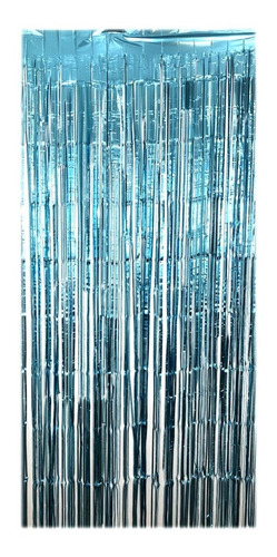 Imagen 1 de 4 de Cortina Metalizada 2 X 1 Mts Decoración Fiesta Cumpleaños