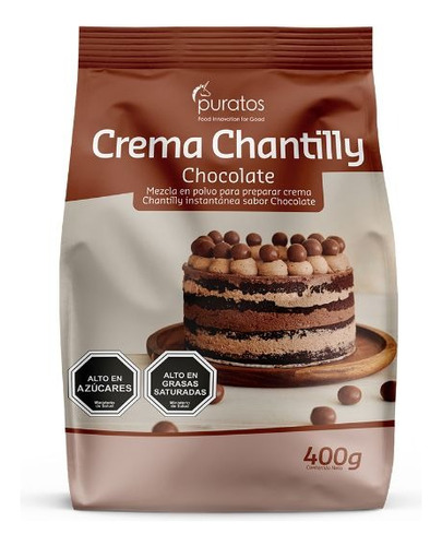 Crema Chantilly Chocolate Puratos 400gr